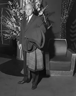 Cecil B Prints: Cecil B. Demille Attending a Movie Preview