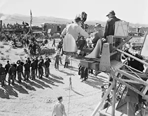 Cecil B Prints: Cecil B. Demille Directing