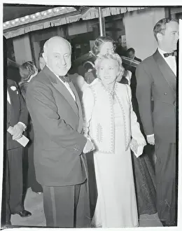 Cecil B Prints: Cecil B. DeMille With Mary Pickford at Thief of Bagdad Premiere