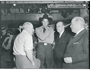 Cecil B. DeMille Meeting and Joel McCrea With Union Pacific and Affiliates