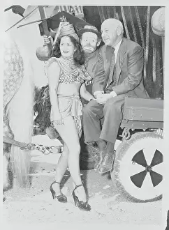 Cecil B. DeMille Posing With Circus Favorites