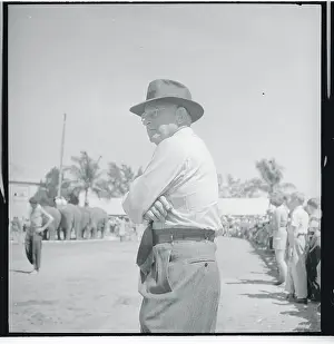 Sarasota Prints: Cecil B. DeMille Researching for Greatest Show On Earth