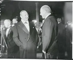 Cecil B Prints: Cecil B. Demille Speaking With Jesse Lasky