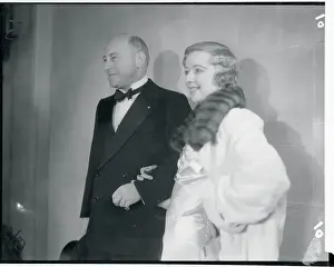 Cecil B Prints: Cecil B. Demille and Vivian Tobin Attending Movie Premier