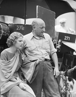Cecil B Prints: Cecil B. De Mille and Elissa Landi