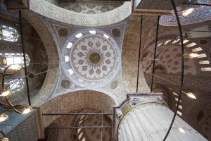 Blue Mosque Prints: Ceiling of the Blue Mosque