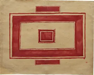 Nonrepresentational Prints: Ceiling plan for the Red Theatre
