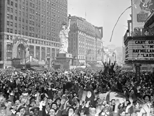 Celebrating Prints: Celebrants in Times Square on V-E Day