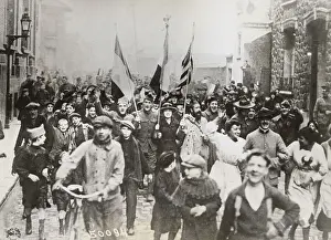 Celebrating Prints: Celebration on Day of World War I Armistice