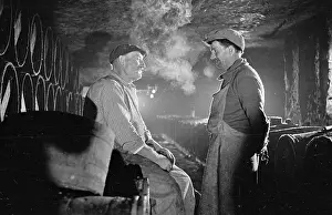 Brewing And Winemaking Prints: Cellar Smoking