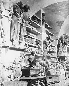 Palermo Prints: Cemetery of Capucines Monks
