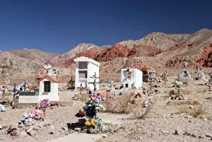 cemetery in the colorful hills