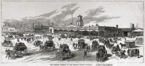 Buggy Prints: Central Pacific Railroad Station