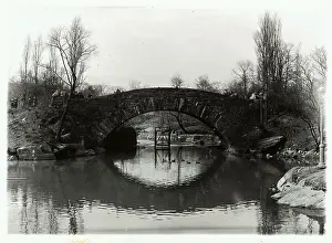 Artificial Lake Prints: The Central Park Lake Bridge