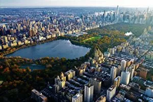 Jerry Trudell Aerial Photography Collection: Central Park New York City