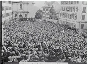 Public Square Prints: Ceremony for Swiss Males Taking Voting Oath
