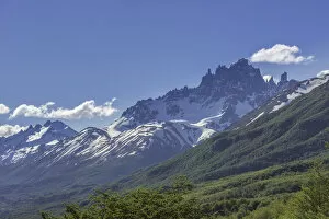 Cerro Castillo mountain range, Carretera Austral, Villa Cerro Castillo, Aysen, Chile