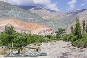 Images Dated 4th November 2012: Cerro de los Siete Colores or Hill of Seven Colors, Jujuy Province, Argentina