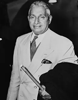 Sri Lankan Ethnicity Prints: Ceylonese Prime Minister Sir John Kotelawala