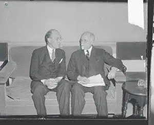 Charles F Prints: C.F. Kettering and Irving Fisher Chatting