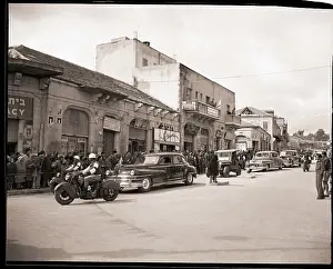 Motorcade Prints: Chaim Weizman Motorcade