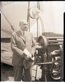 Jewish Prints: Chaim Weizmann on Ship