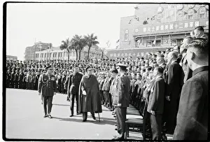 Taipei Prints: Chaing Kai-Shek Chats With Servicemen