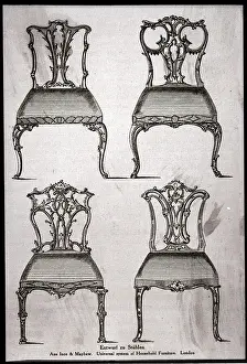 Side Chair Prints: Chair Designs by Ince and Mayhew