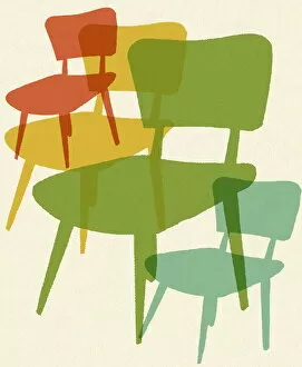 Images Dated 26th February 2013: Four Chairs