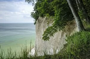 Chalk cliffs on the coast, Rugen island, Rugen, Mecklenburg-Western Pomerania, Germany