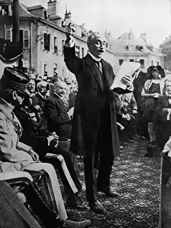 Chamber Deputies President M. Paul Deschanel Lecturing