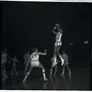 Bill Chamberlain Shooting Basketball