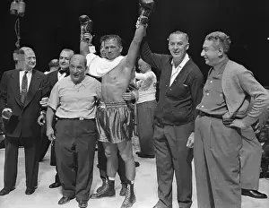 Official Prints: Champ Tony Zale Arms Raised