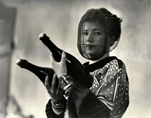 Champagne Prints: Champagne Inspector in a Mask