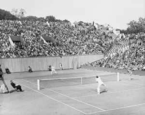 Champions Playing Tennis