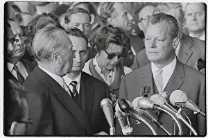 Negotiation Prints: Chancellor Adenauer and Berlin Mayor