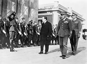 Chancellor Dollfuss Inspecting Honor Guard