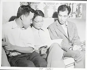 Chang Hsu Shih and Friends Reading an Appeal
