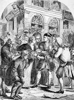 Frenzy Prints: Change Alley, South Sea Bubble