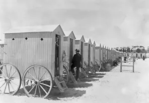 Dressing Room Prints: Changing Rooms on Beach