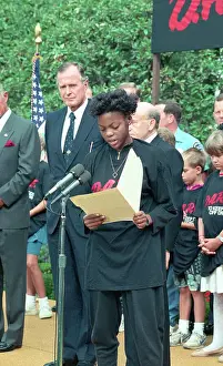 Chantee Charles Participating in Drug Abuse Resistance Education Day