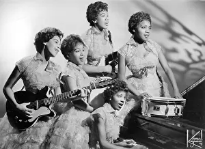 The Chantels Portrait With Instruments