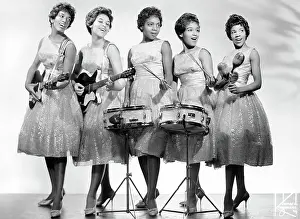 The Chantels Portrait With Instruments