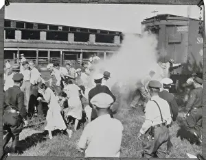 Atlanta Prints: Chaotic Scene at Striking Textile Industry Site