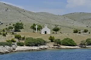 Images Dated 13th June 2014: Chapel of Mary of Tarac, 17th century, Adriatic Sea, Kornati, Kornati Islands