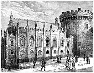 Images Dated 16th January 2017: The Chapel Royal, Dublin Castle (Victorian engraving)