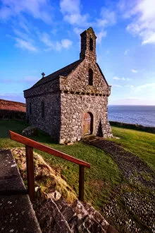Images Dated 12th February 2014: The Chapel of St Non s, St David s, Pembrokeshire