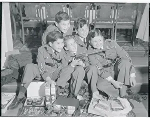 Chaplin Boys at Party