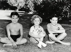 Chaplin Boys and Shirley Temple