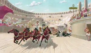 Race Prints: The Chariot Race From Ben-Hur